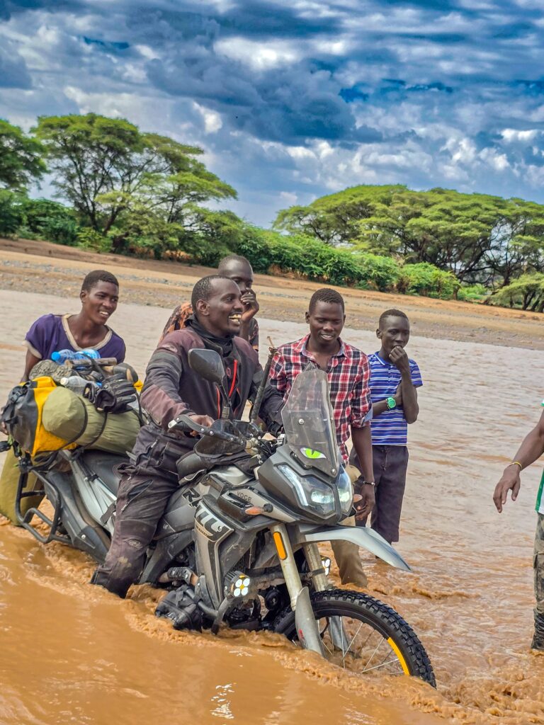Dennis in his advntures in a bike.